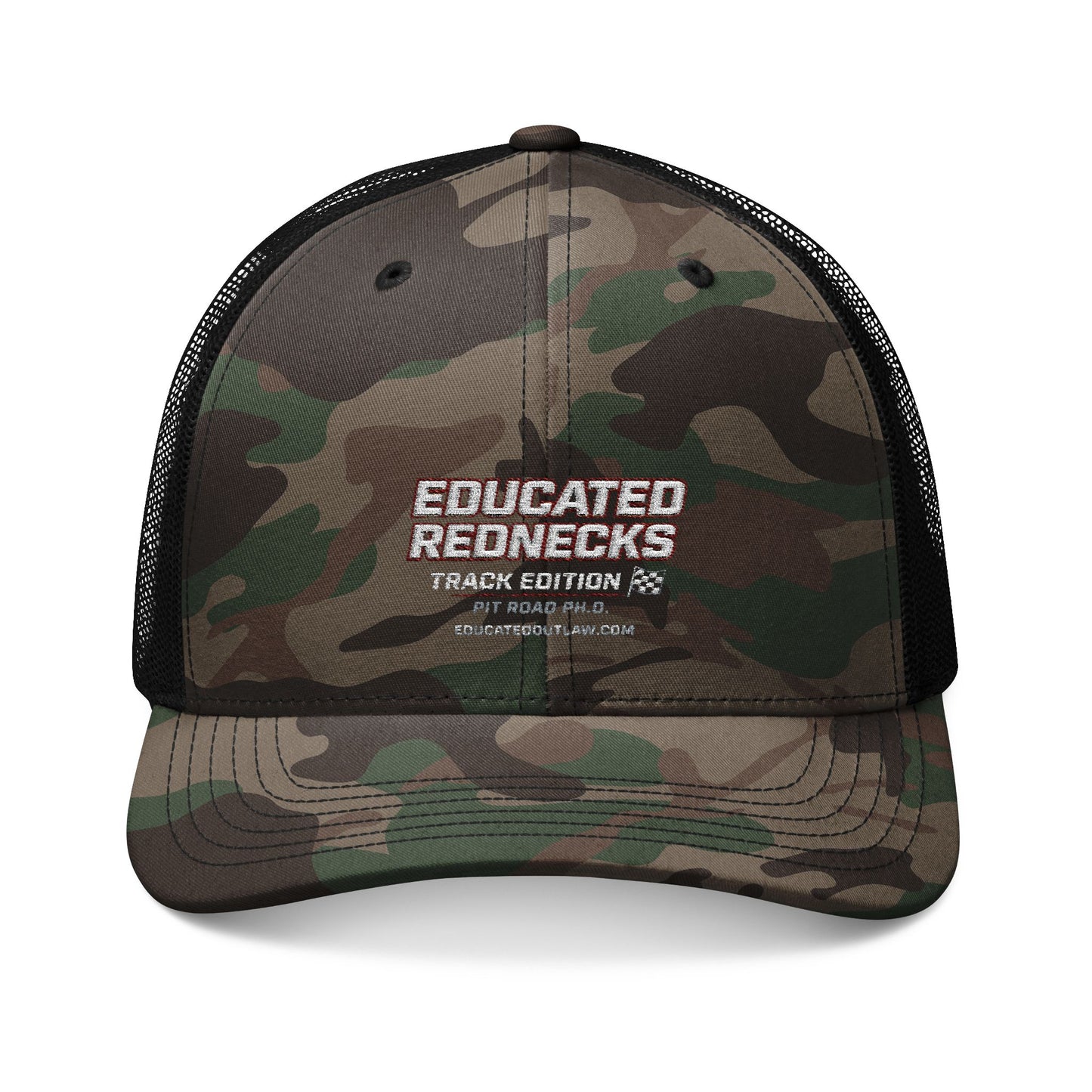 Educated Rednecks – Track Edition Camouflage Trucker Hat