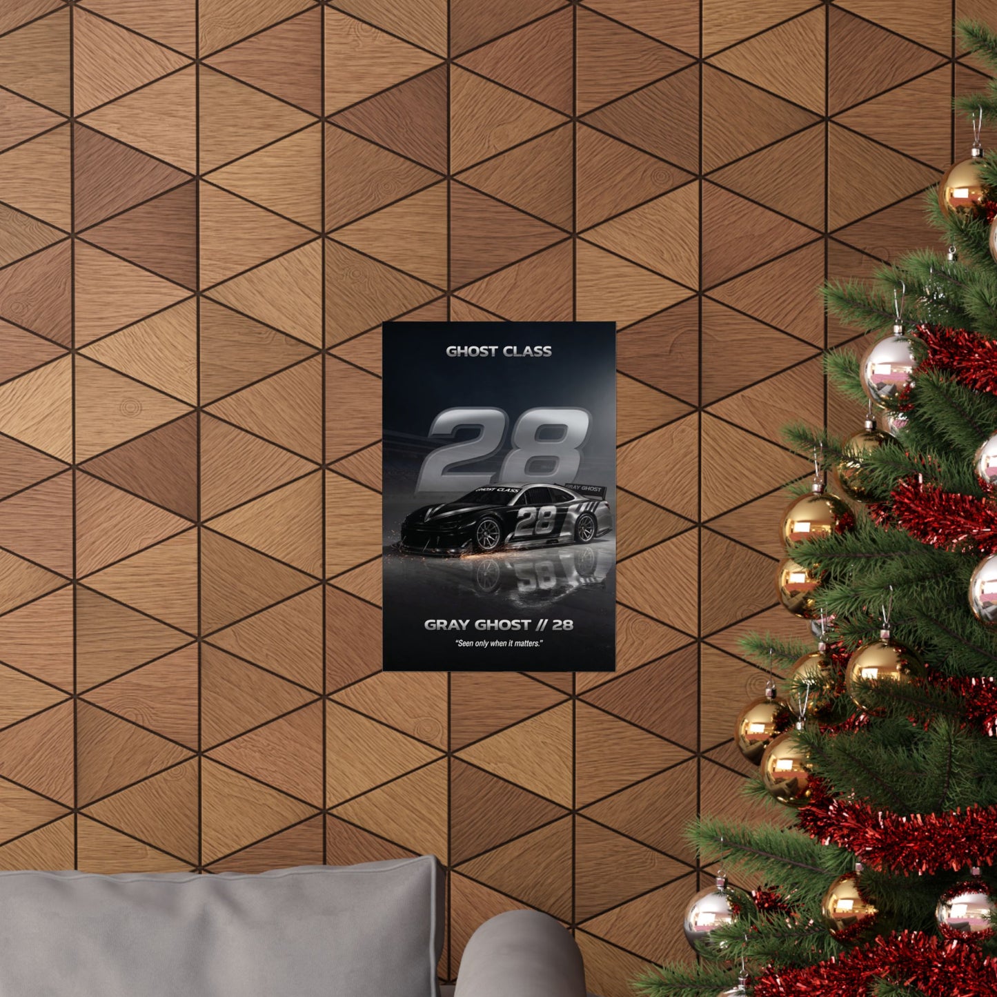 Ghost Class // Gray Ghost 28 Racing Poster