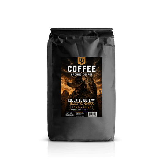 Built to Smirk™ Cowboy Blend Educated Outlaw Coffee